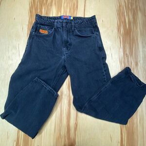 Empyre Jeans Mens 30 Black Relaxed Fit Denim Straight Leg Y2K Skater Style Pants